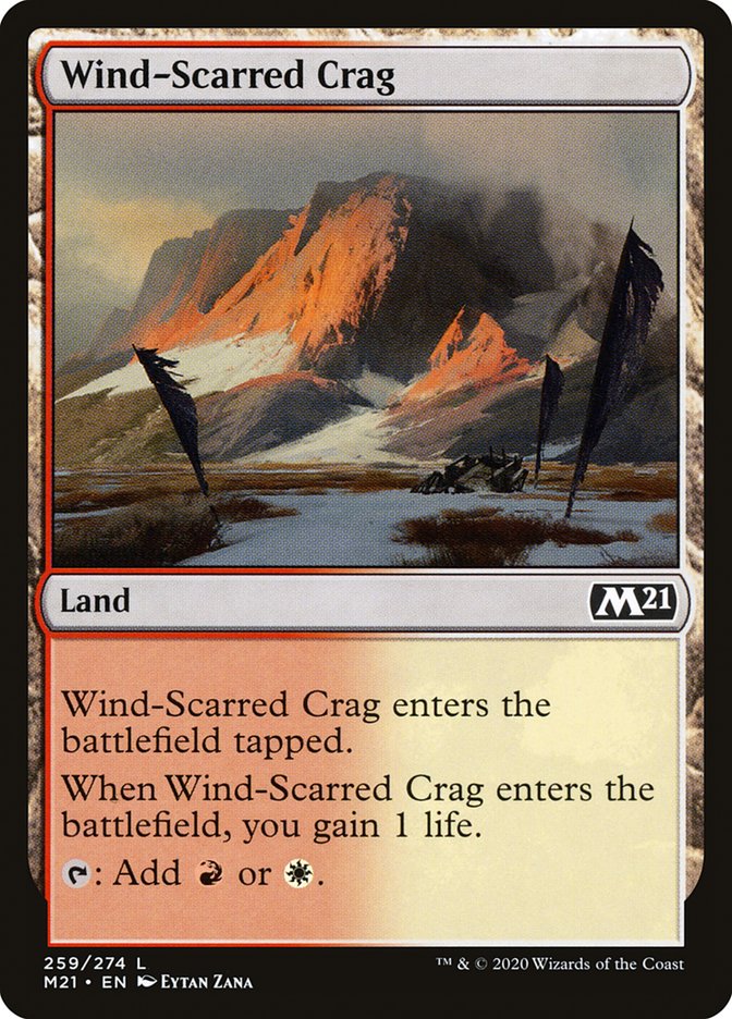 Wind-Scarred Crag [Core Set 2021] Magic: The Gathering