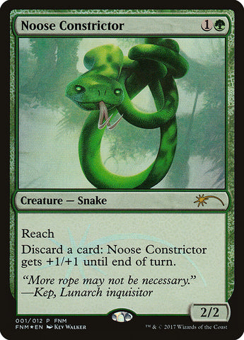 Noose Constrictor [Friday Night Magic 2017] Magic: The Gathering