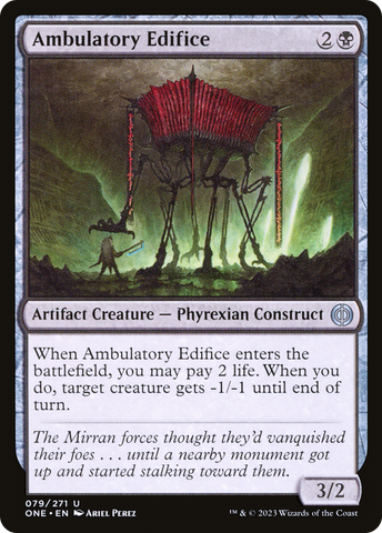 Ambulatory Edifice [Phyrexia: All Will Be One] Magic: The Gathering