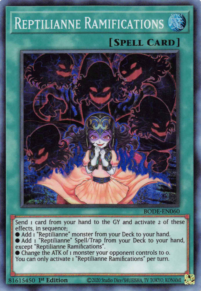 Reptilianne Ramifications [BODE-EN060] Super Rare Yu-Gi-Oh!