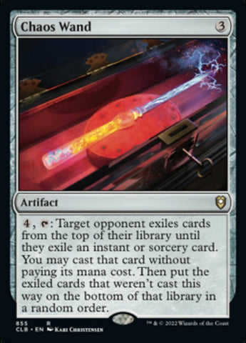 Chaos Wand [Commander Legends: Battle for Baldur's Gate] Magic: The Gathering