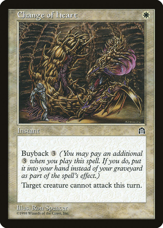Change of Heart [Stronghold] Magic: The Gathering