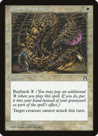Change of Heart [Stronghold] Magic: The Gathering