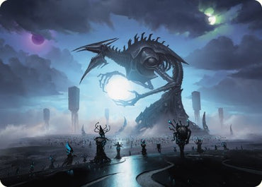 Blue Sun's Zenith Art Card [Phyrexia: All Will Be One Art Series] Magic: The Gathering