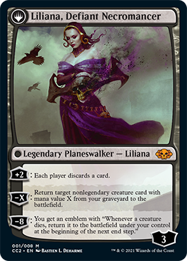Liliana, Heretical Healer // Liliana, Defiant Necromancer [Commander Collection: Black] Magic: The Gathering