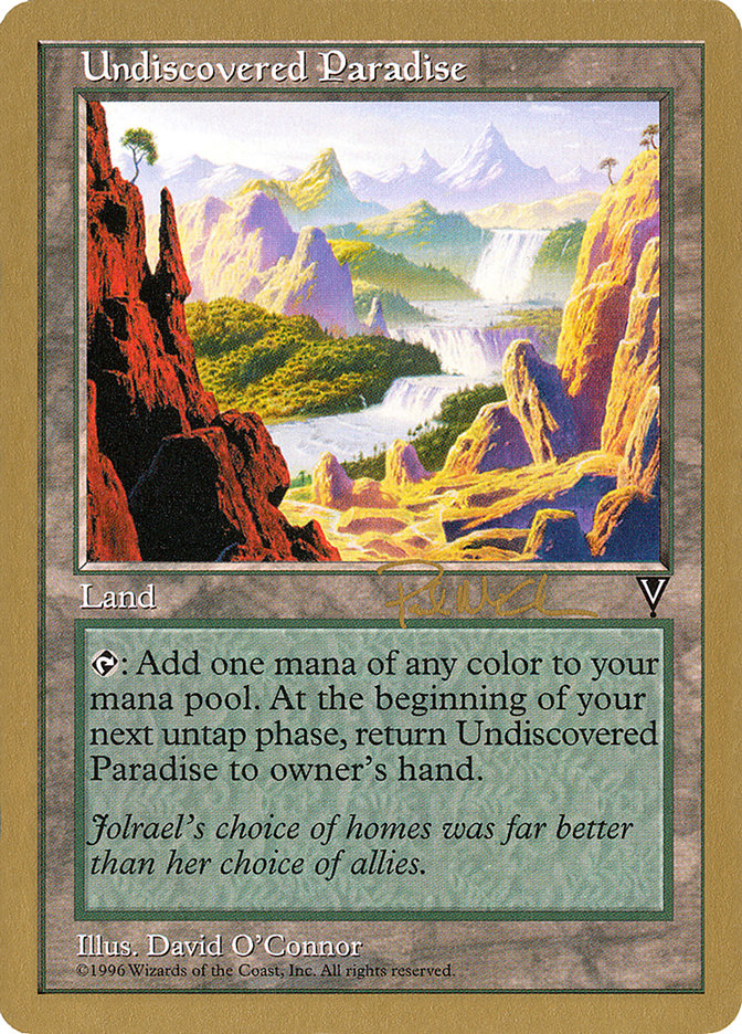 Undiscovered Paradise (Paul McCabe) [World Championship Decks 1997] Magic: The Gathering