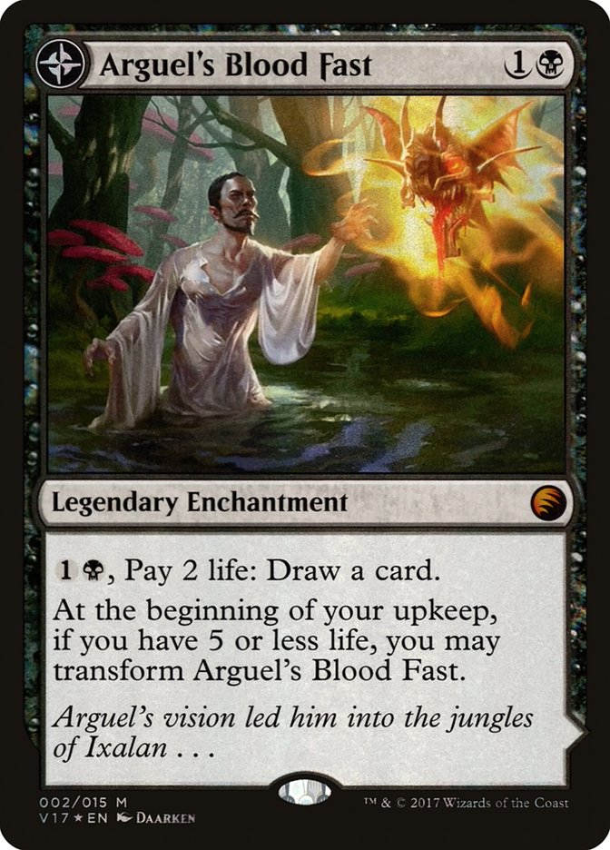 Arguel's Blood Fast // Temple of Aclazotz [From the Vault: Transform] Magic: The Gathering