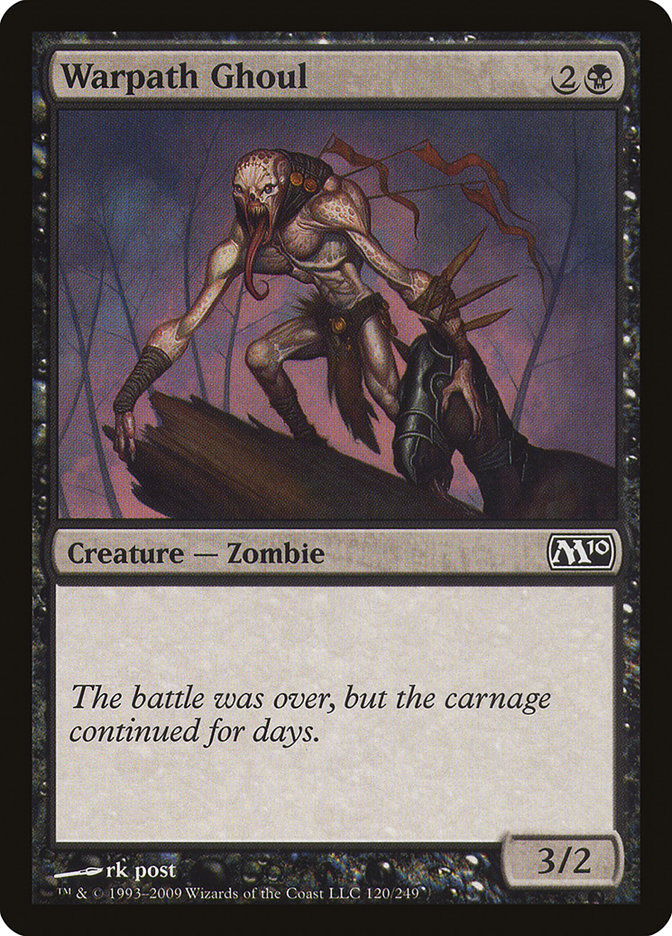 Warpath Ghoul [Magic 2010] Magic: The Gathering