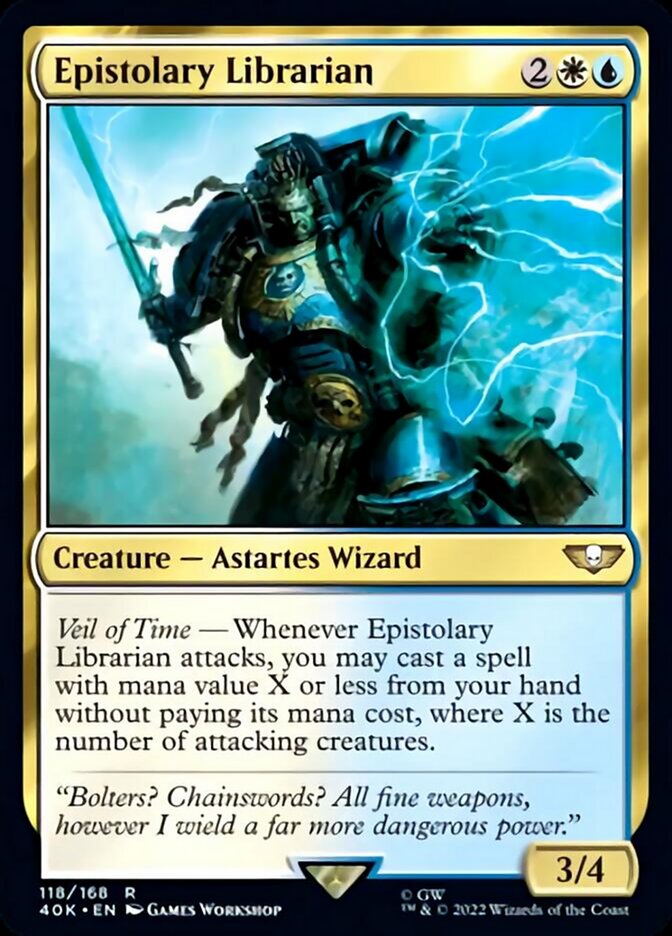 Epistolary Librarian [Warhammer 40,000] Magic: The Gathering