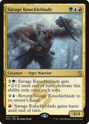 Savage Knuckleblade [Khans of Tarkir] Magic: The Gathering