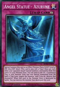 Angel Statue - Azurune [BLVO-EN079] Super Rare Yu-Gi-Oh!