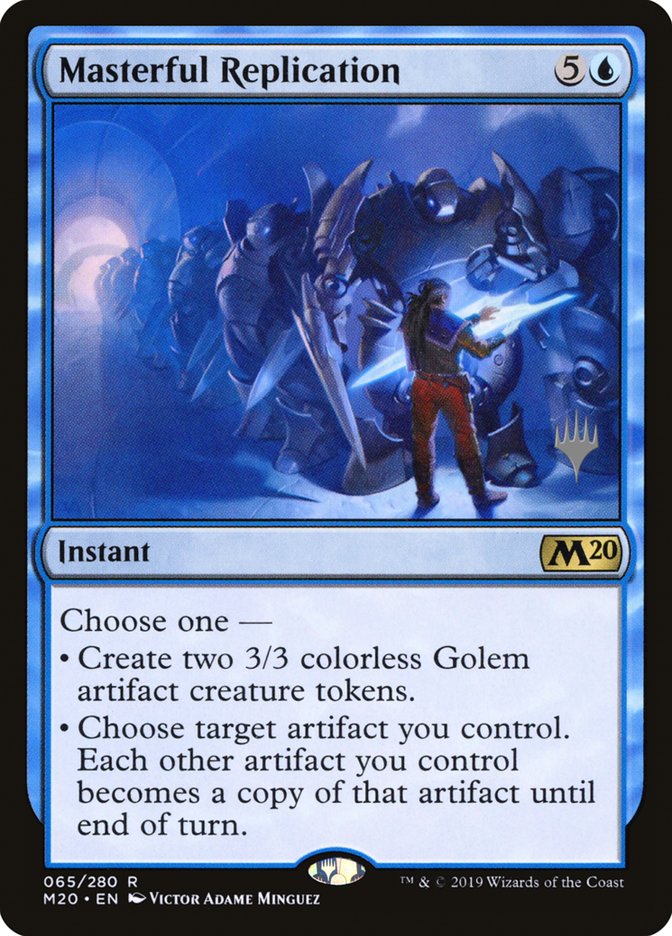 Masterful Replication (Promo Pack) [Core Set 2020 Promos] Magic: The Gathering