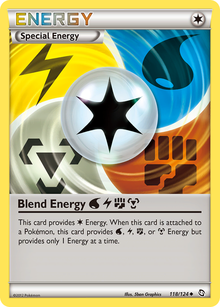 Blend Energy WaterLightningFightingMetal (118/124) [Black & White: Dragons Exalted] Pokémon