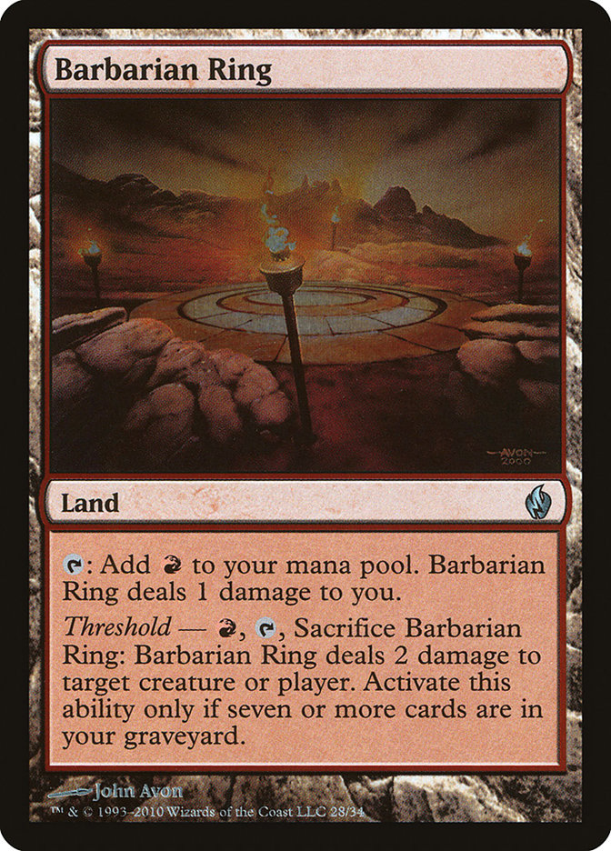 Barbarian Ring [Premium Deck Series: Fire and Lightning] Magic: The Gathering