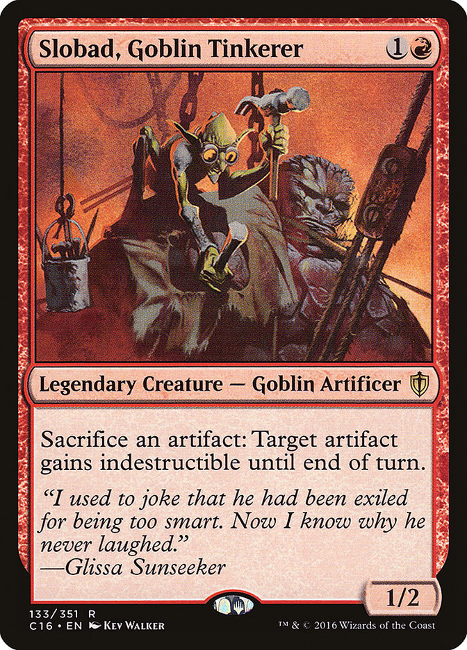 Slobad, Goblin Tinkerer [Commander 2016] Magic: The Gathering