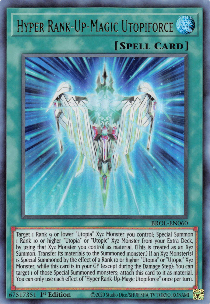Hyper Rank-Up-Magic Utopiforce [BROL-EN060] Ultra Rare Yu-Gi-Oh!