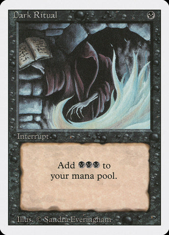 Dark Ritual [Revised Edition] Magic: The Gathering