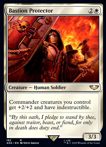 Bastion Protector [Warhammer 40,000] Magic: The Gathering