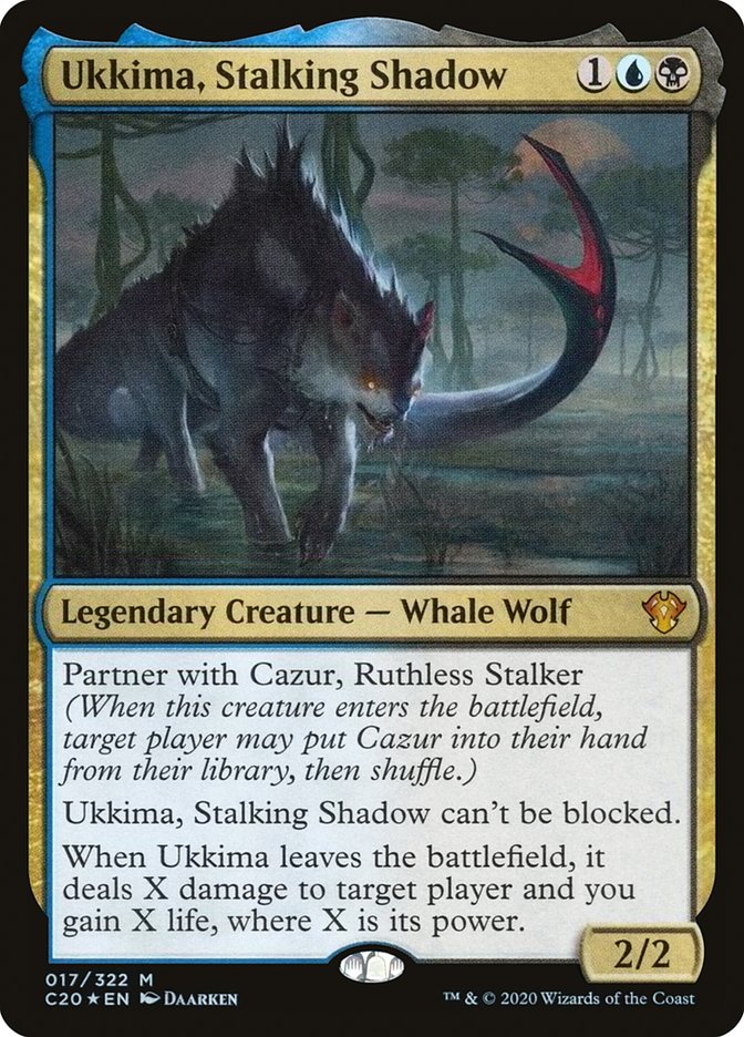 Ukkima, Stalking Shadow [Commander 2020] Magic: The Gathering