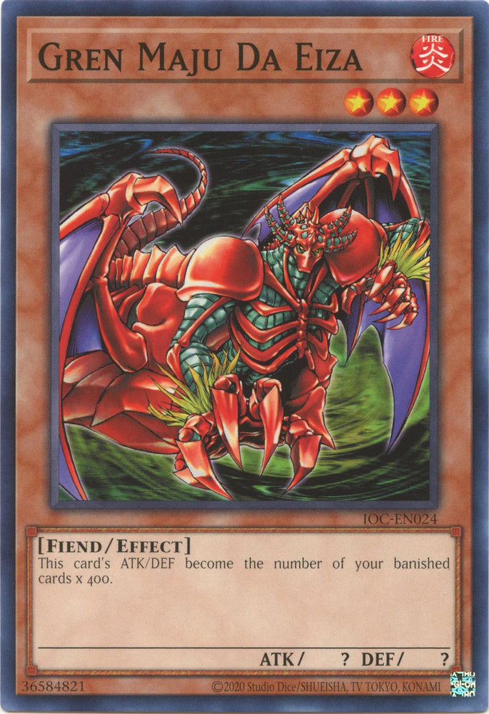 Gren Maju Da Eiza (25th Anniversary) [IOC-EN024] Common Yu-Gi-Oh!