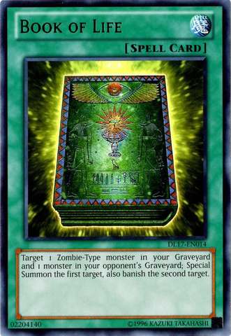 Book of Life (Green) [DL17-EN014] Rare Yu-Gi-Oh!