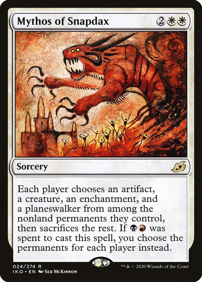 Mythos of Snapdax [Ikoria: Lair of Behemoths] Magic: The Gathering