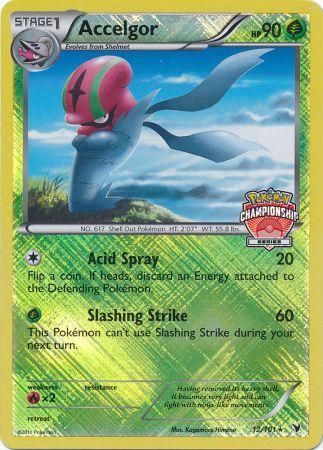 Accelgor (12/101) (Championship Promo) [Black & White: Noble Victories] Pokémon