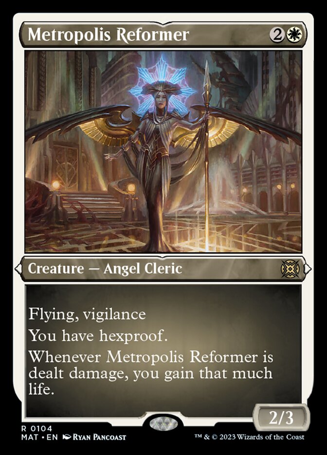 Metropolis Reformer (Foil Etched) [March of the Machine: The Aftermath] Magic: The Gathering