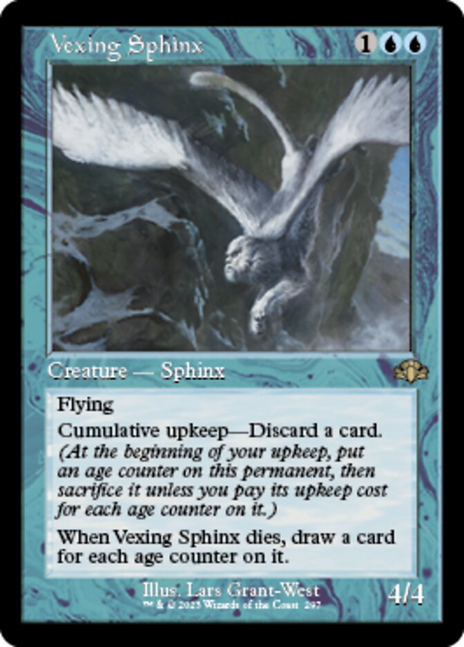 Vexing Sphinx (Retro) [Dominaria Remastered] Magic: The Gathering