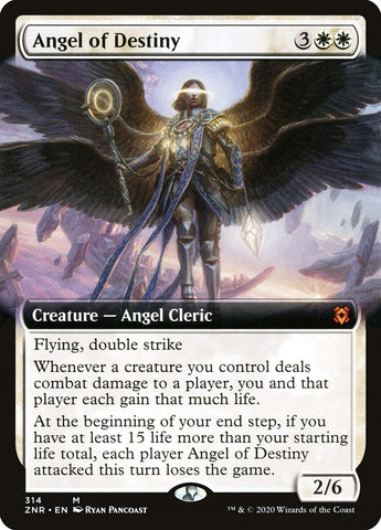 Angel of Destiny (Extended Art) [Zendikar Rising] Magic: The Gathering
