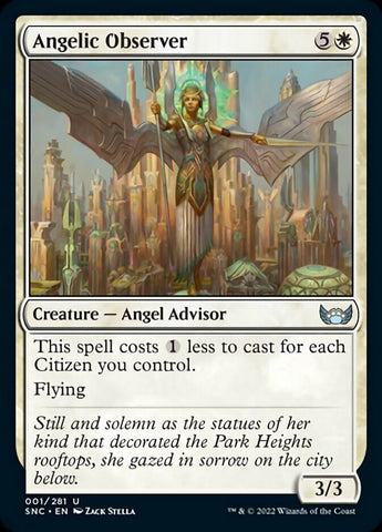 Angelic Observer [Streets of New Capenna] Magic: The Gathering