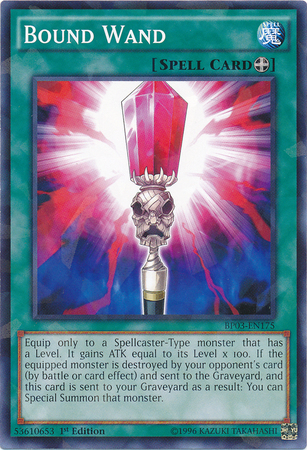 Bound Wand [BP03-EN175] Shatterfoil Rare Yu-Gi-Oh!