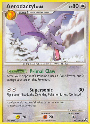 Aerodactyl (15/100) [Diamond & Pearl: Majestic Dawn] Pokémon