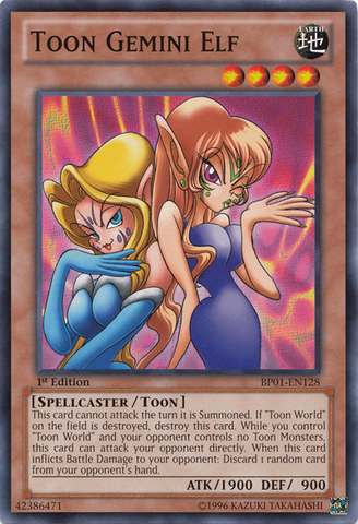 Toon Gemini Elf [BP01-EN128] Common Yu-Gi-Oh!