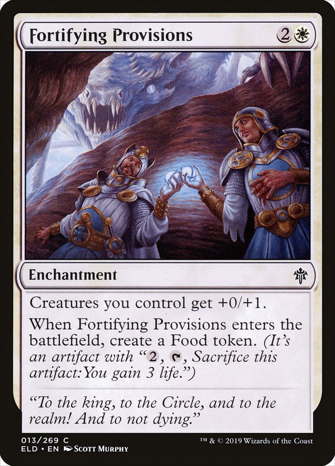 Fortifying Provisions [Throne of Eldraine] Magic: The Gathering