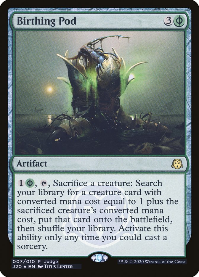 Birthing Pod [Judge Gift Cards 2020] Magic: The Gathering