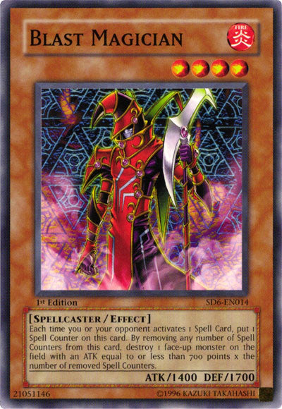 Blast Magician [SD6-EN014] Common Yu-Gi-Oh!