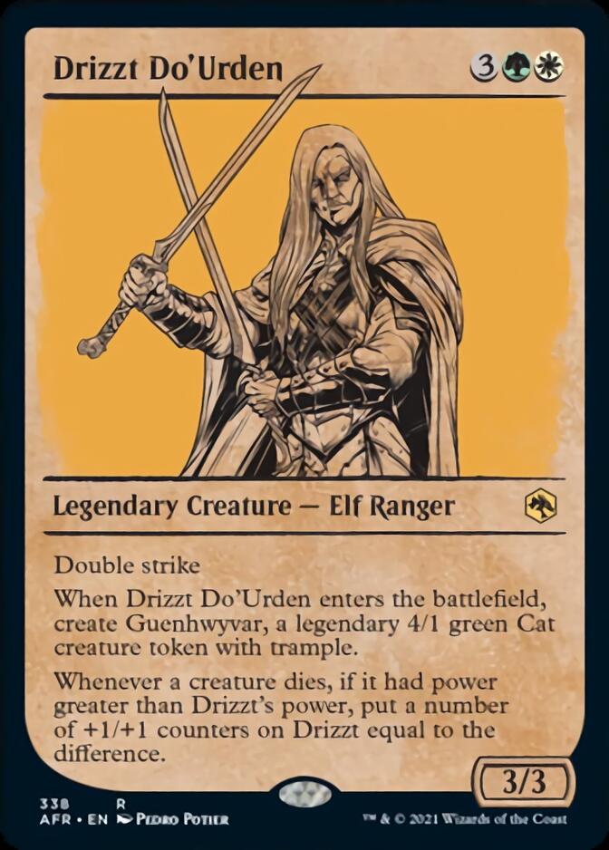Drizzt Do'Urden (Showcase) [Dungeons & Dragons: Adventures in the Forgotten Realms] Magic: The Gathering