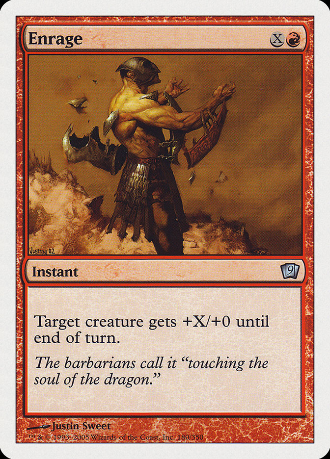 Enrage [Ninth Edition] Magic: The Gathering