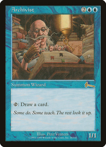 Archivist [Urza's Legacy] Magic: The Gathering