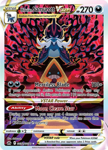 Hisuian Samurott VSTAR (GG52/GG70) [Sword & Shield: Crown Zenith] Pokémon