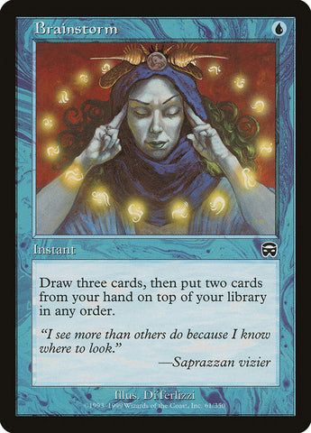 Brainstorm [Mercadian Masques] Magic: The Gathering