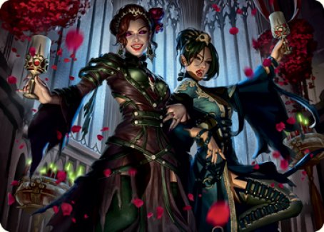 Falkenrath Celebrants 2 Art Card [Innistrad: Crimson Vow Art Series] Magic: The Gathering