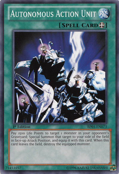 Autonomous Action Unit [BP01-EN073] Common Yu-Gi-Oh!