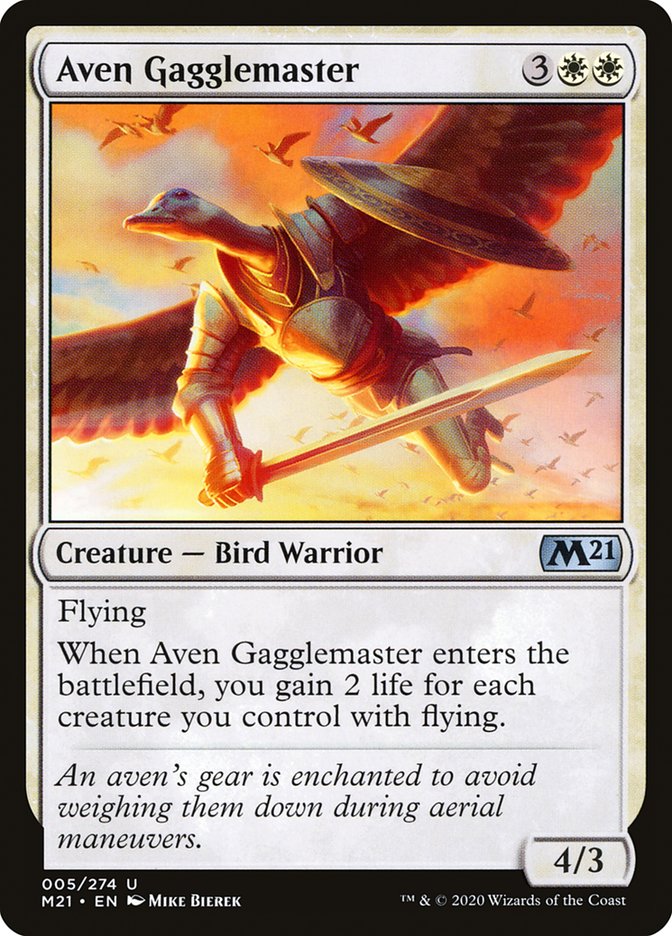 Aven Gagglemaster [Core Set 2021] Magic: The Gathering