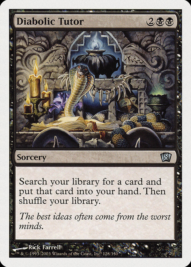 Diabolic Tutor [Eighth Edition] Magic: The Gathering