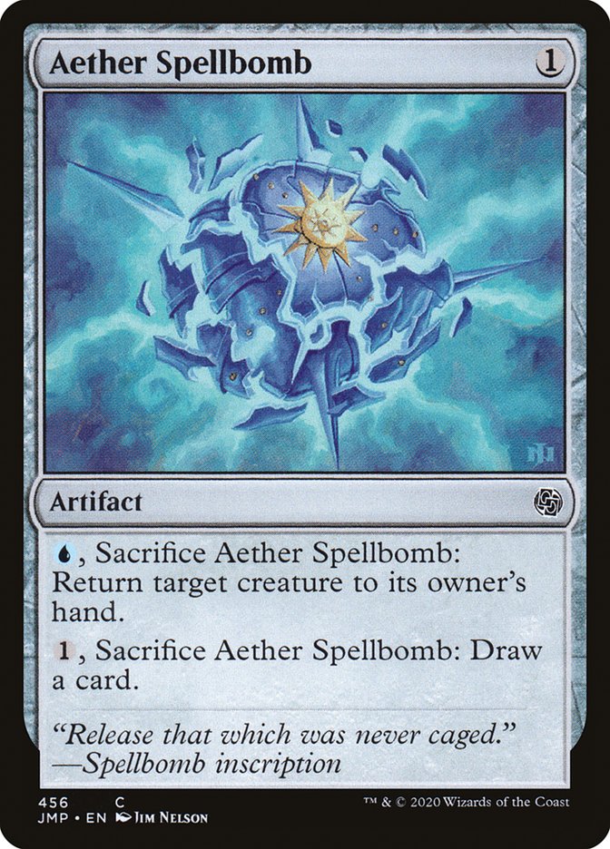 Aether Spellbomb [Jumpstart] Magic: The Gathering