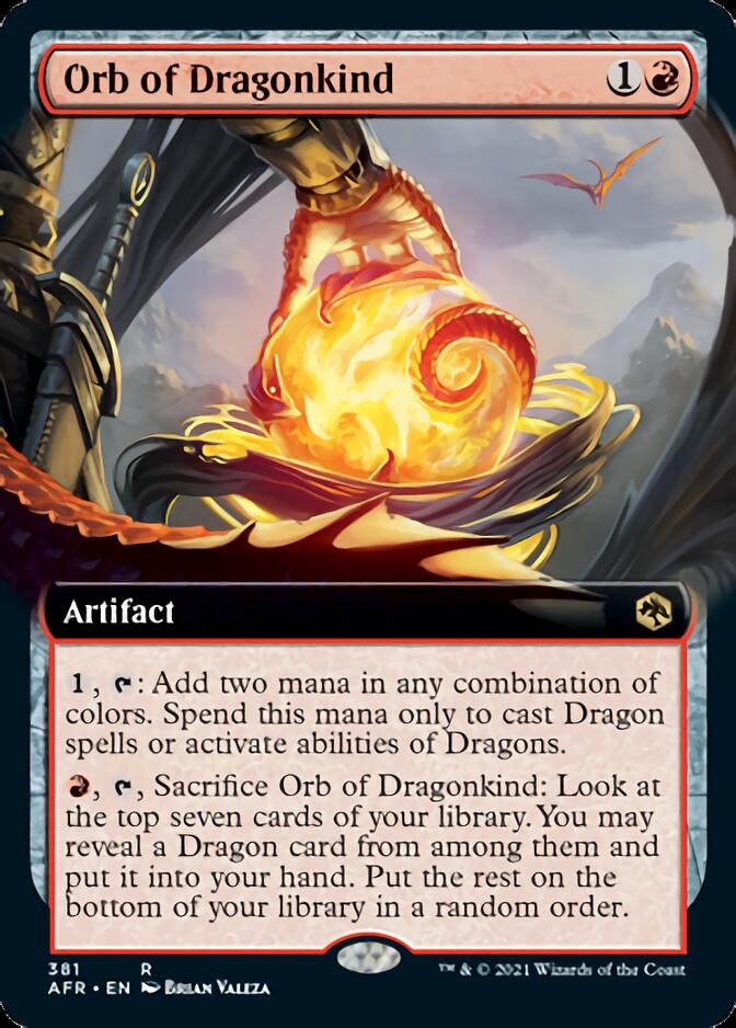 Orb of Dragonkind (Extended Art) [Dungeons & Dragons: Adventures in the Forgotten Realms] Magic: The Gathering