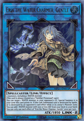 Eria the Water Charmer, Gentle [MP21-EN072] Ultra Rare Yu-Gi-Oh!