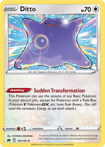 Ditto (107/159) [Sword & Shield: Crown Zenith] Pokémon